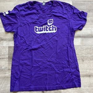 Woman, Twitch T-shirt, gold turbo, size extra-large, brand new